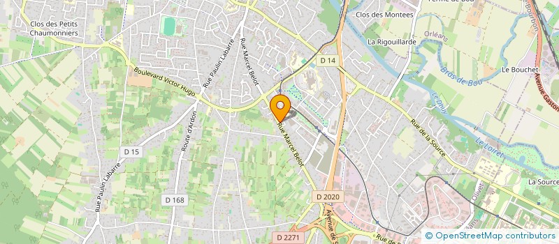 localisation de l'entreprise APCS EURL à OLIVET