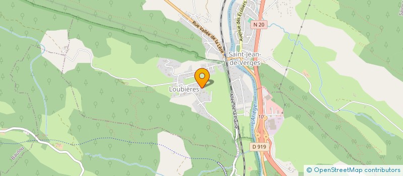 localisation de l'entreprise APCS MACONNERIE à LOUBIERES
