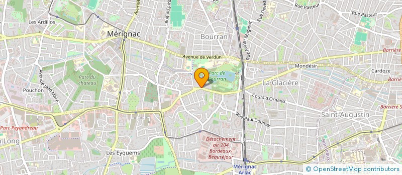 localisation de l'entreprise APCSI  MERIGNAC