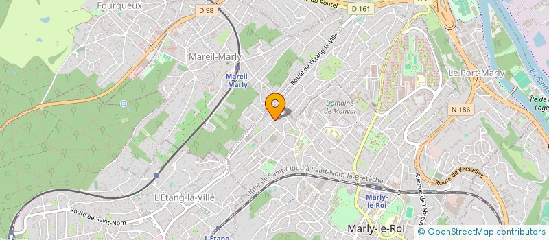 localisation de l'entreprise APCYDE COMMUNICATION  MARLY-LE-ROI