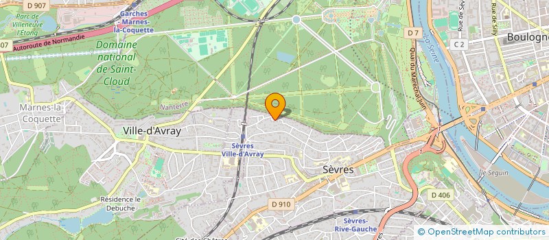 localisation de l'entreprise APDB CONSULTING à SEVRES
