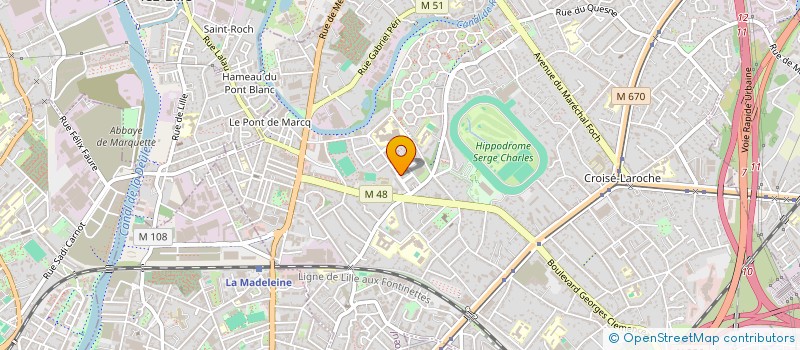 localisation de l'entreprise APDE à MARCQ-EN-BARŒUL