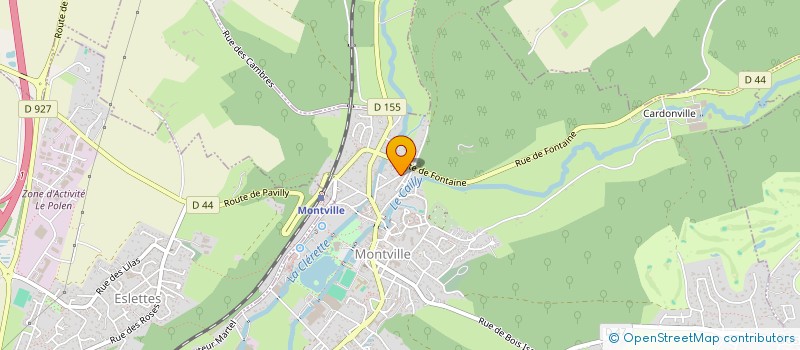 localisation de l'entreprise APDM  MONTVILLE