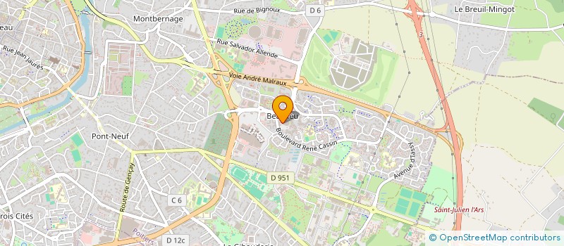 localisation de l'entreprise APDMA à POITIERS