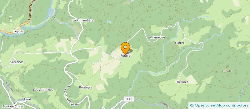 localisation de l'entreprise APDP  RIOTORD