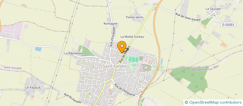 localisation de l'entreprise APDSI  SAINT-XANDRE