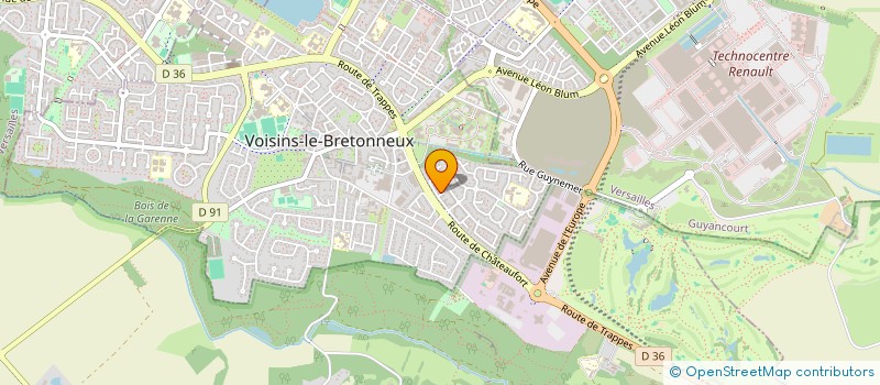 localisation de l'entreprise APE 40 ARPENTS à VOISINS-LE-BRETONNEUX
