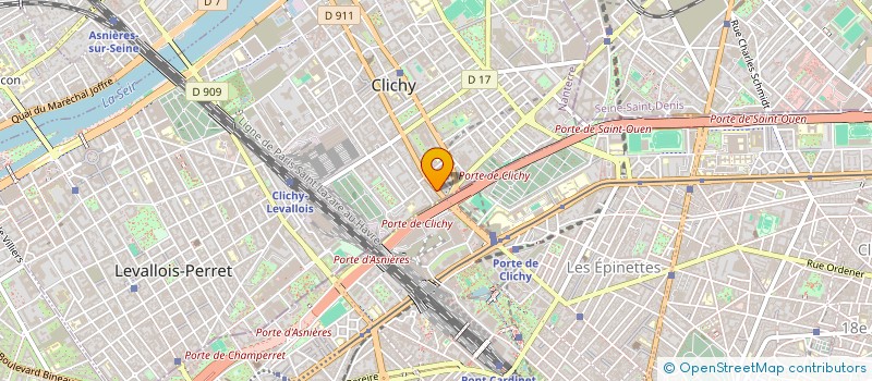 localisation de l'entreprise APE à CLICHY