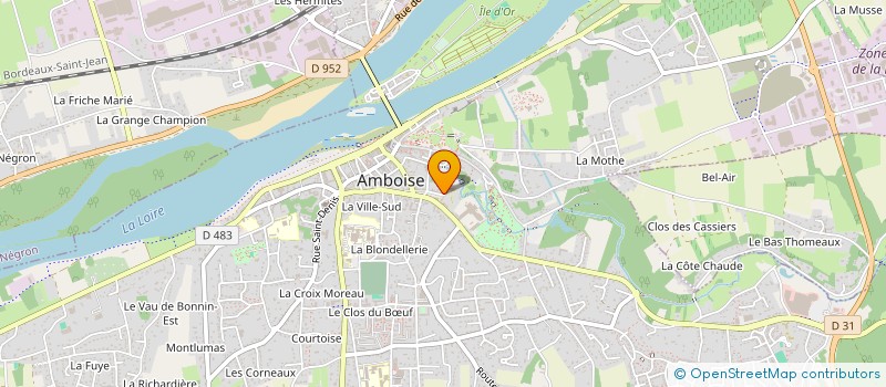 localisation de l'entreprise APE ANNE DE BRETAGNE - RICHELIEU  AMBOISE