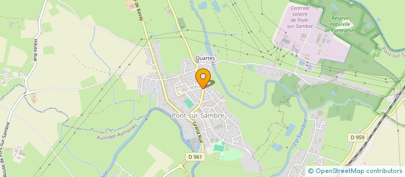 localisation de l'entreprise APE ASSOC PARENT ELEVES  PONT-SUR-SAMBRE