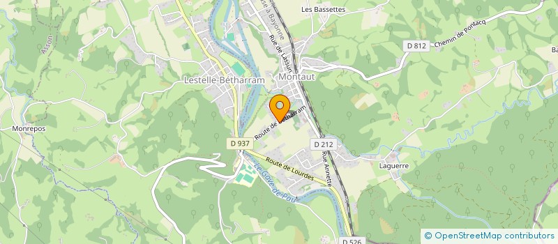 localisation de l'entreprise APE BATIMENT à MONTAUT