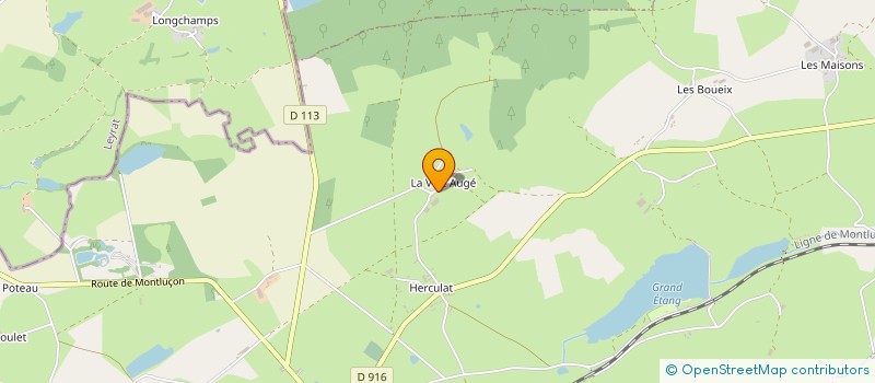 localisation de l'entreprise APE BIO ENERGIE à TREIGNAT