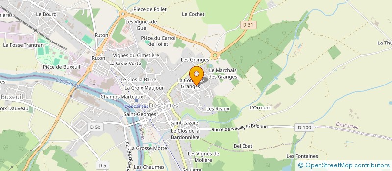 localisation de l'entreprise APE CLASSE DECOUVERTE  DESCARTES