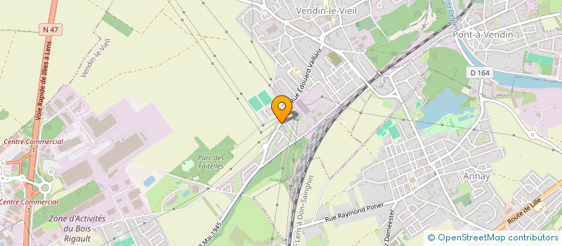 localisation de l'entreprise APE COLLEGE BRACKE DESROUSSEAUX  VENDIN-LE-VIEIL