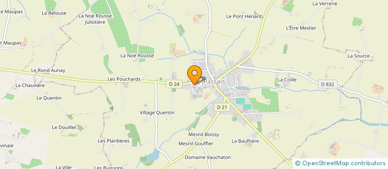 localisation de l'entreprise APE COLLEGE RENE GOSCINNY à PASSAIS VILLAGES