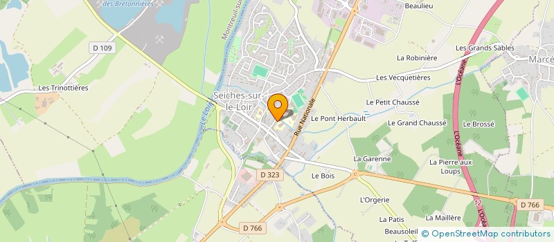 localisation de l'entreprise APE COLLEGE VALLEE DU LOIR  SEICHES-SUR-LE-LOIR