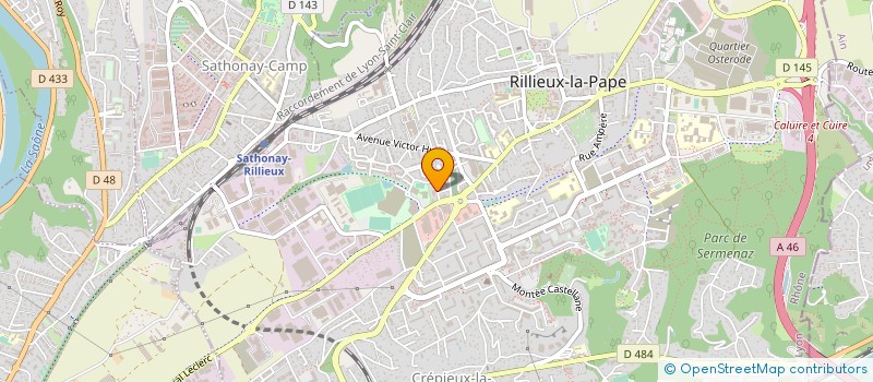 localisation de l'entreprise APE CONSEIL  RILLIEUX-LA-PAPE