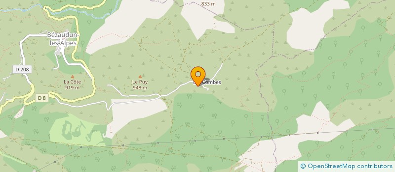 localisation de l'entreprise APE COUSEGLE-BEOUDU  BEZAUDUN-LES-ALPES