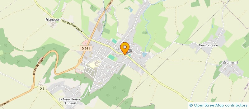 localisation de l'entreprise APE D'AUNEUIL  AUNEUIL