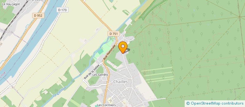 localisation de l'entreprise APE DE CELLETTES (ASSOCIATION DES PARENTS D'ELEVES DE CELLETTES)  CELLETTES