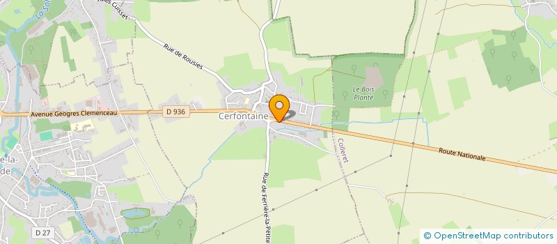 localisation de l'entreprise APE DE CERFONTAINE à CERFONTAINE
