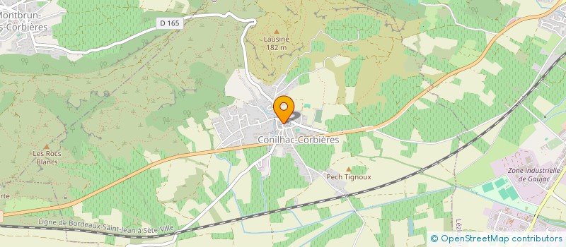 localisation de l'entreprise APE DE L ECOLE DE CONILHAC CORBIERES  CONILHAC-CORBIERES