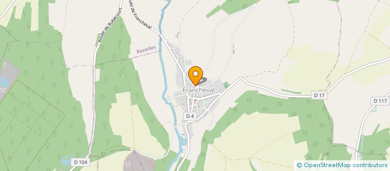 localisation de l'entreprise APE DE L'ECOLE DE FRANCHEVAL  FRANCHEVAL