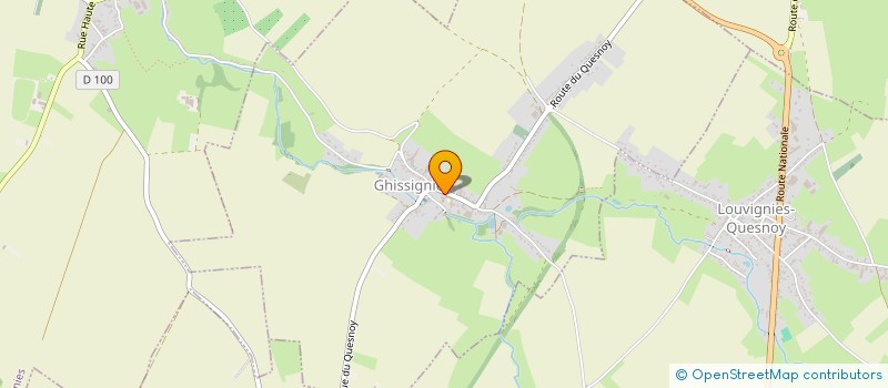 localisation de l'entreprise APE DE L ECOLE DE GHISSIGNIES à GHISSIGNIES