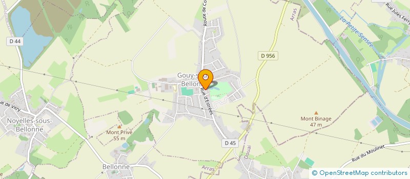 localisation de l'entreprise APE DE L'ECOLE JEAN DE LA FONTAINE GOUY-SOUS-BELLONNE  GOUY-SOUS-BELLONNE