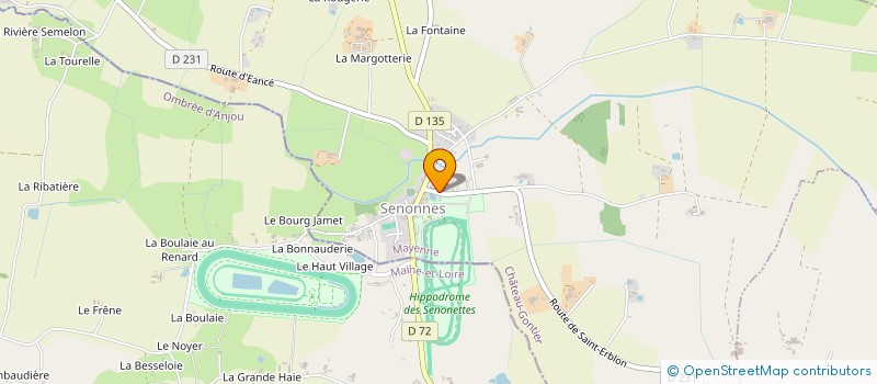 localisation de l'entreprise APE DE L'ECOLE PRIVEE MIXTE NOTRE DAME DE PONTMAIN  SENONNES