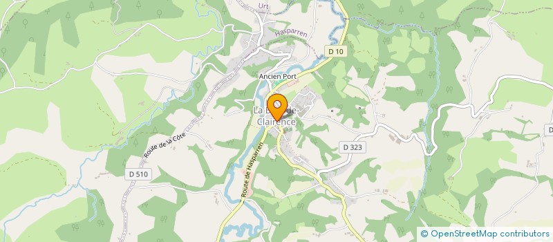 localisation de l'entreprise APE DE L'ECOLE PUBLIQUE à LA BASTIDE-CLAIRENCE