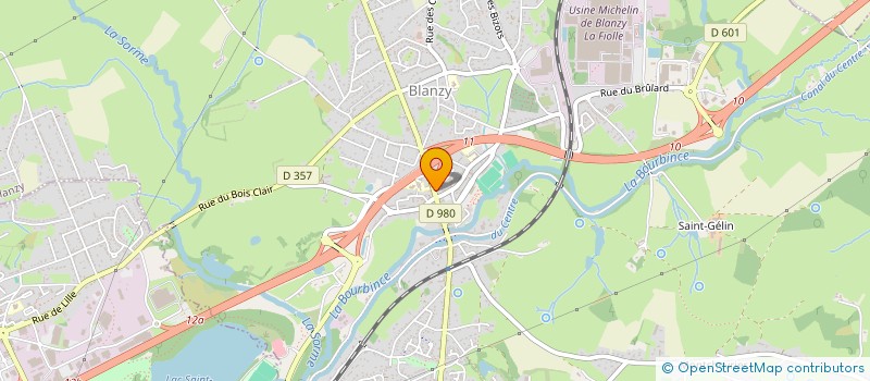 localisation de l'entreprise APE DE L'ECOLE RENE PICARD  BLANZY