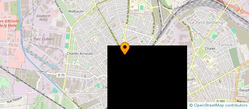 localisation de l'entreprise APE DE L INSTITUTION JEANNE D ARC  REIMS