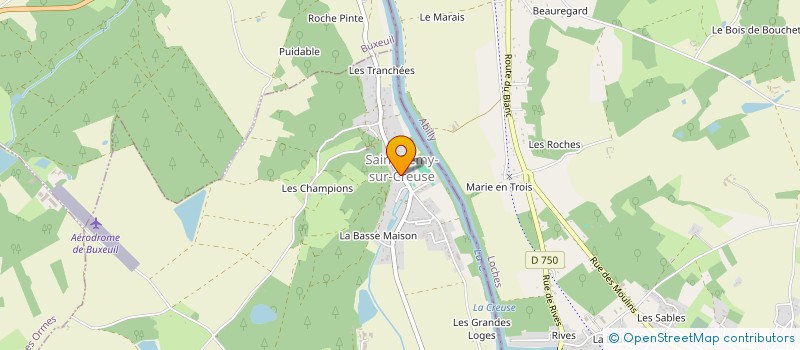 localisation de l'entreprise APE DE LA VALLE DE LA CREUSE  SAINT-REMY-SUR-CREUSE