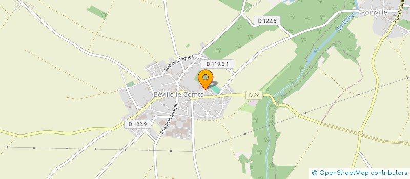 localisation de l'entreprise APE DES CHAMPS DORES, ASSOCIATION DES PARENTS D'ELEVES DE L'ECOLE ELEMENTAIRE DES CHAMPS DORES DE BEVILLE LE COMTE à BEVILLE-LE-COMTE