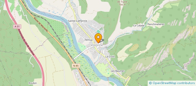 localisation de l'entreprise APE DES ECOLES DE VOLONNE  VOLONNE