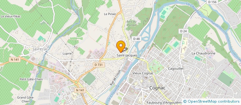 localisation de l'entreprise APE DES ECOLES JULES MICHELET à COGNAC