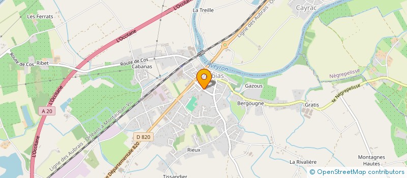 localisation de l'entreprise APE DES ECOLES PUBLIQUES D'ALBIAS  ALBIAS