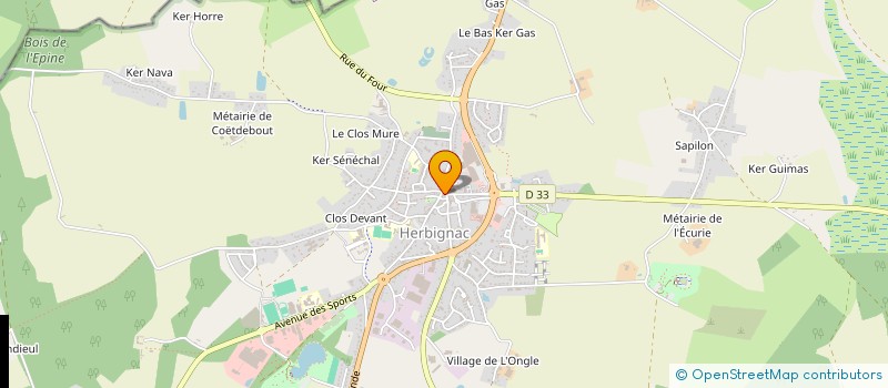 localisation de l'entreprise APE DES ECOLES PUBLIQUES D HERBIGNAC à HERBIGNAC