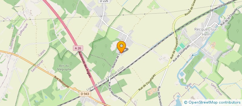 localisation de l'entreprise APE DES P'TITES CANAILLES à RECQUES-SUR-HEM