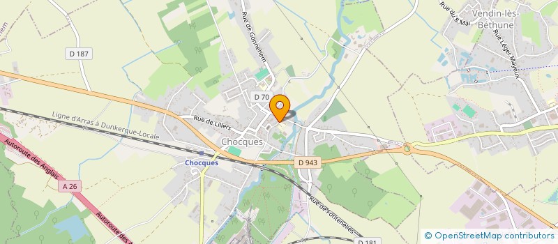 localisation de l'entreprise APE DES P'TITS CHOCQUOIS EN PRIMAIRE  CHOCQUES