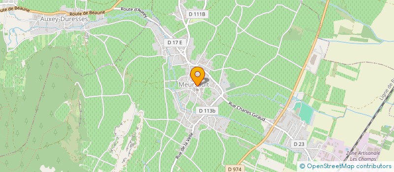 localisation de l'entreprise APE DES P'TITS MURISALTIENS  MEURSAULT