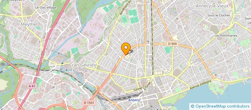 localisation de l'entreprise APE DES ROMAINS à ANNECY