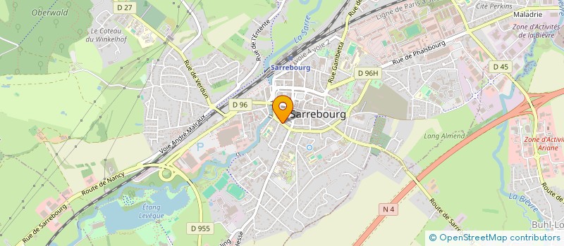localisation de l'entreprise APE DU CRISARREBOURG à SARREBOURG