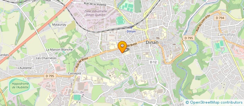 localisation de l'entreprise APE DU GROUPE SCOLAIRE DE DINAN-FONTAINES à DINAN