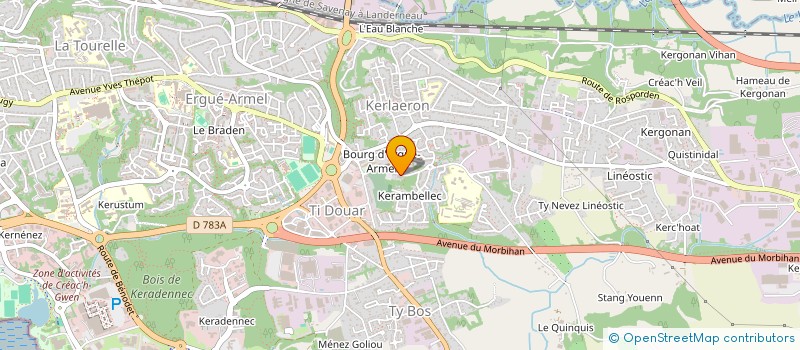 localisation de l'entreprise APE DU QUINQUIS à QUIMPER