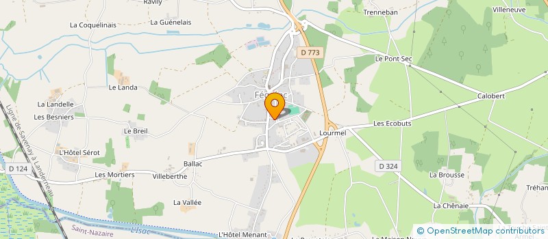 localisation de l'entreprise APE ECOLE COMMUNALE  FEGREAC