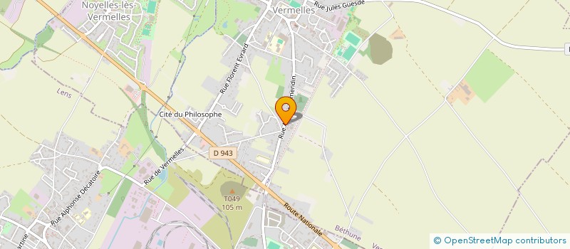 localisation de l'entreprise APE ECOLE JULES ANDRIEU à VERMELLES