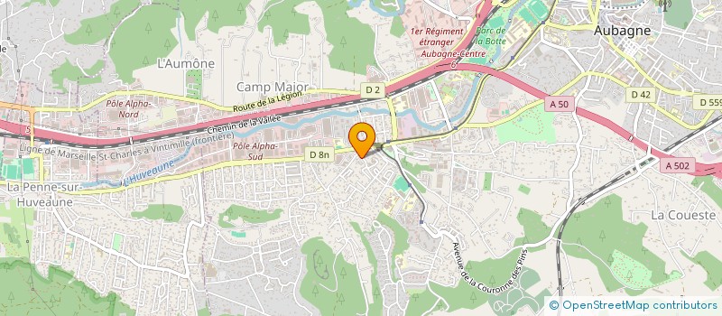 localisation de l'entreprise APE ECOLE PRIMAIRE CAMP MAJOR AUBAGNE à AUBAGNE