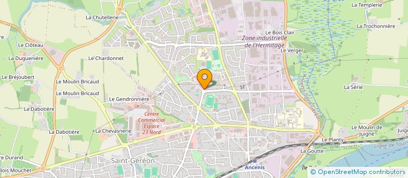 localisation de l'entreprise APE ECOLE SEVIGNE  ANCENIS-SAINT-GEREON